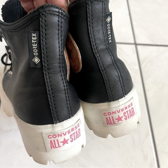 Convers All Start Taylor Sneakers Women 6.5 Leather Platform Skater Chunky - Picture 9 of 13